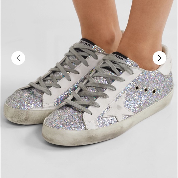 Sold: Golden Goose Superstar silver glitter - Picture 12 of 14